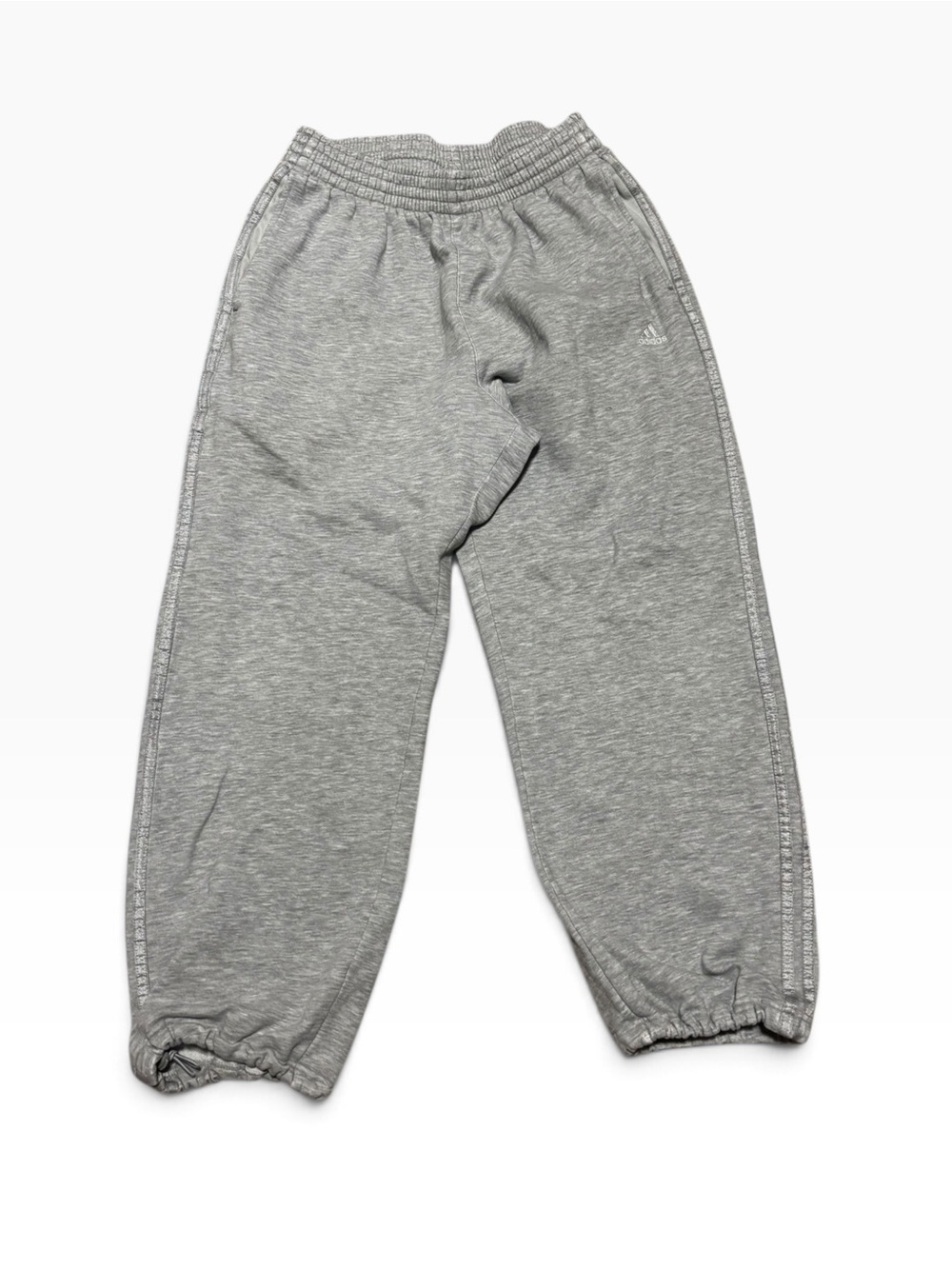 adidas Gray Elastic Waist Track Joggers Size S